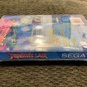 Dragon's Lair, Sega CD, custom case w/inserts & foam READ Description image 4