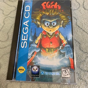 Flink, Sega CD, custom case w/inserts & foam READ Description!