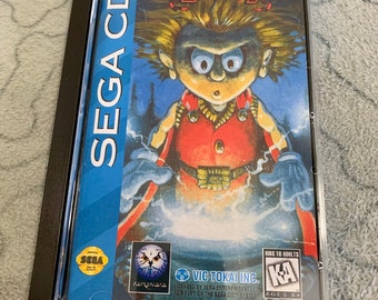 Flink, Sega CD, custom case w/inserts & foam READ Description!