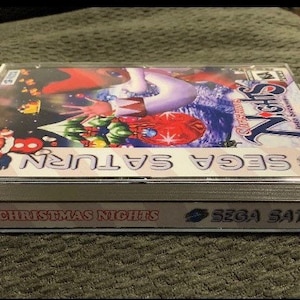 Christmas Nights into Dreams, Sega Saturn, custom case w/inserts & foam READ Description image 3