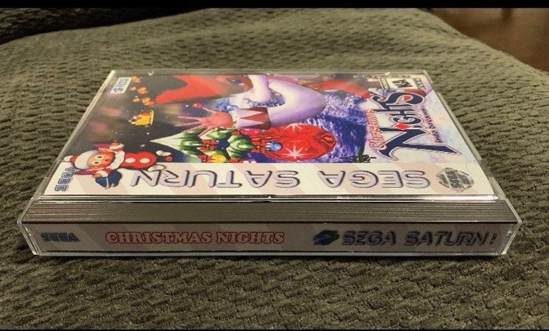 Christmas Nights into Dreams, Sega Saturn, custom case w/inserts & foam READ Description image 3