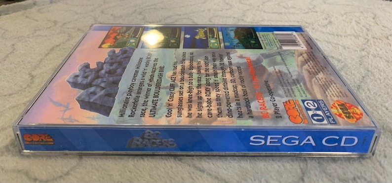 Bc Racers Cover BC Racers, Sega CD, Custom Case W/inserts & Foam READ Description! - Etsy