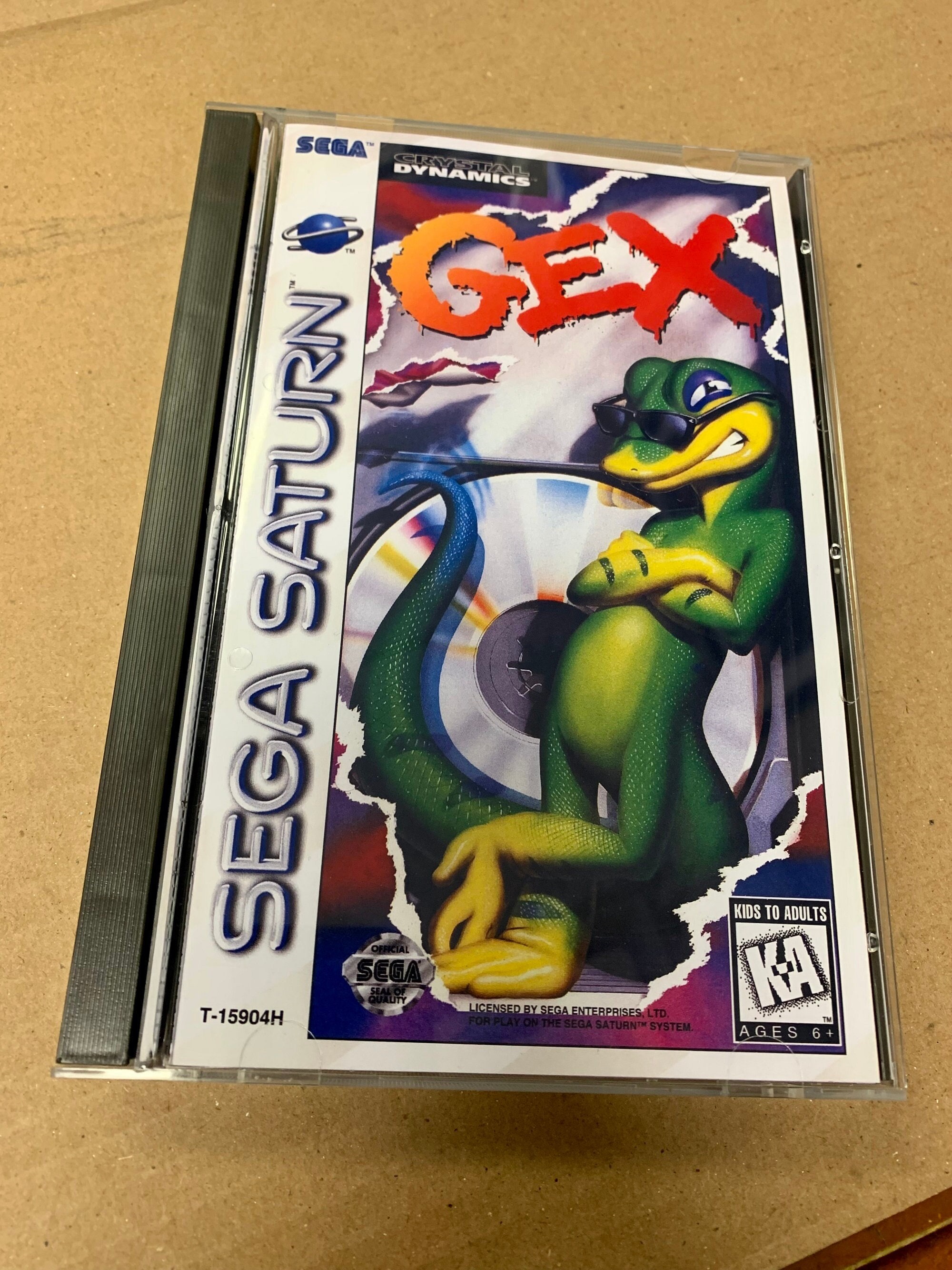 Gex Sega Saturn Custom Case W inserts Foam READ Description Etsy