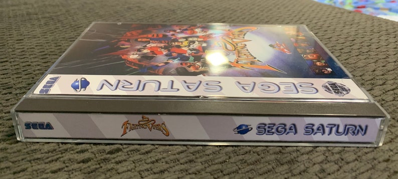 Fighting Vipers, Sega Saturn, custom case w/inserts & foam READ Description image 3