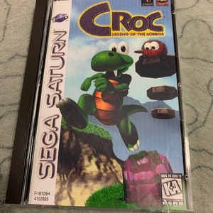 Croc, Sega Saturn, estuche personalizado con insertos y espuma ¡LEE la descripción!