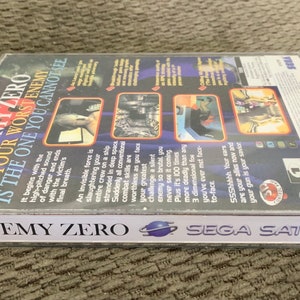 Enemy Zero, Sega Saturn, custom case w/inserts & foam READ Description image 4