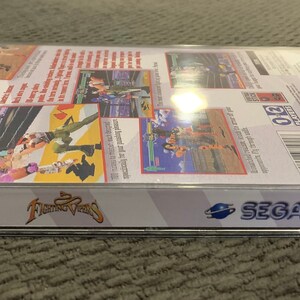 Fighting Vipers, Sega Saturn, custom case w/inserts & foam READ Description image 4
