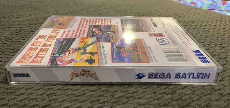 Fighting Vipers, Sega Saturn, custom case w/inserts & foam READ Description image 4