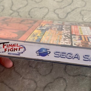Final Fight Revenge, Sega Saturn, custom case w/inserts & foam READ Description image 4