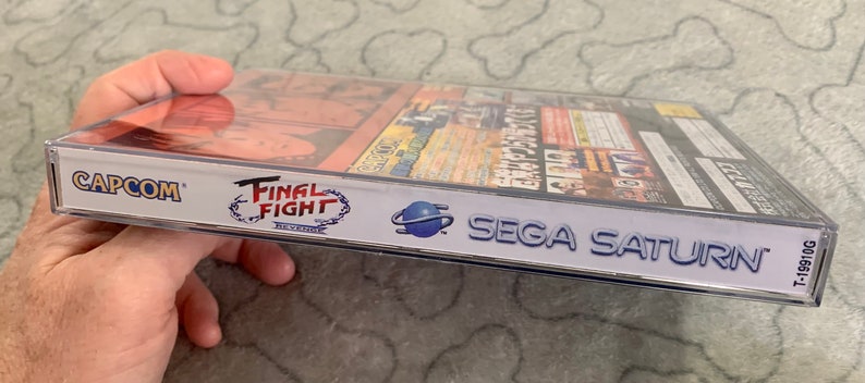 Final Fight Revenge, Sega Saturn, custom case w/inserts & foam READ Description image 4
