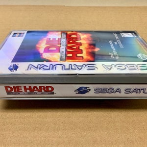 Die Hard Trilogy, Sega Saturn, custom case w/inserts & foam READ Description image 3