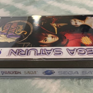 Panzer Dragoon Saga, Sega Saturn, custom case w/inserts, foam & CD sleeves READ Description image 3