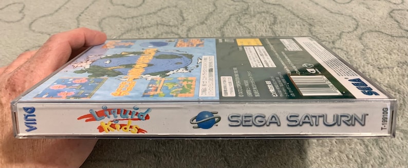 Liquid Kids, Sega Saturn, custom case w/inserts & foam READ Description image 4