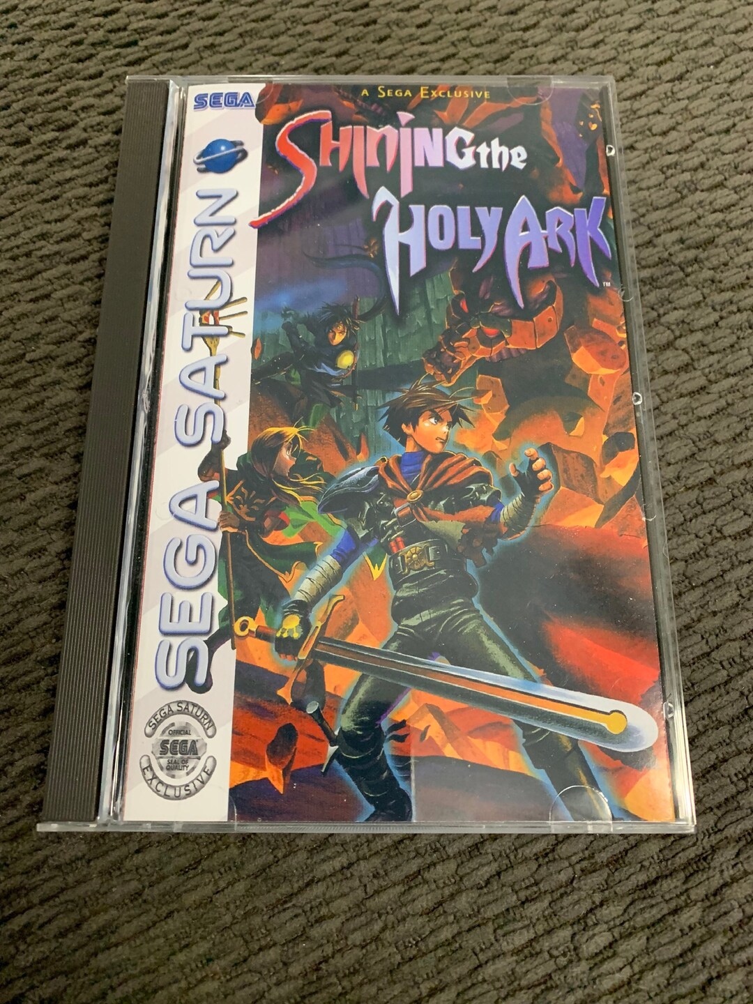 Shining the Holy Ark, Sega Saturn, Custom Case W/inserts & Foam READ Description Etsy