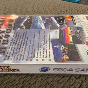 Sky Target, Sega Saturn, custom case w/inserts & foam READ Description image 4