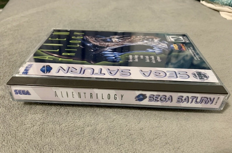 Alien Trilogy, Sega Saturn, custom case w/inserts & foam READ Description image 3