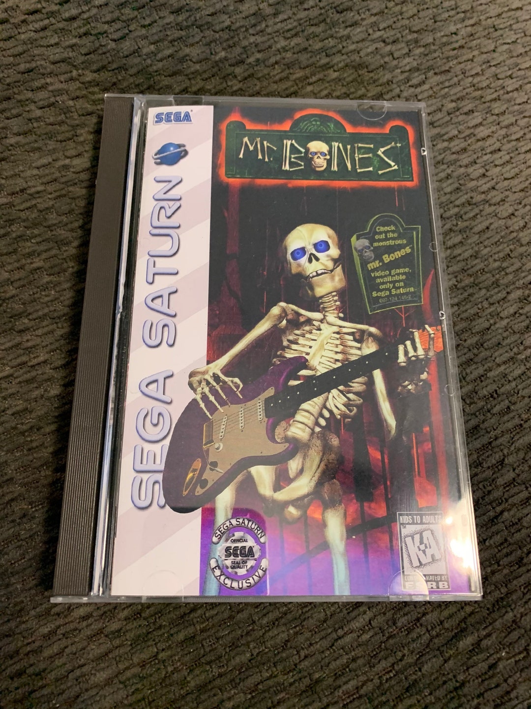 Mr Bones Sega Saturn Custom Case W inserts Foam READ Description Etsy Canada