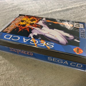 Silpheed, Sega CD, custom case w/inserts & foam READ Description!