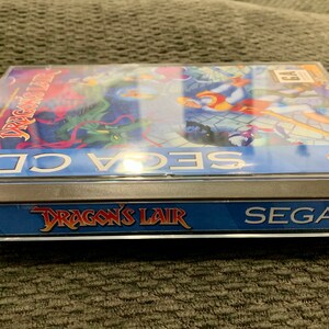 Dragon's Lair, Sega CD, custom case w/inserts & foam READ Description image 3