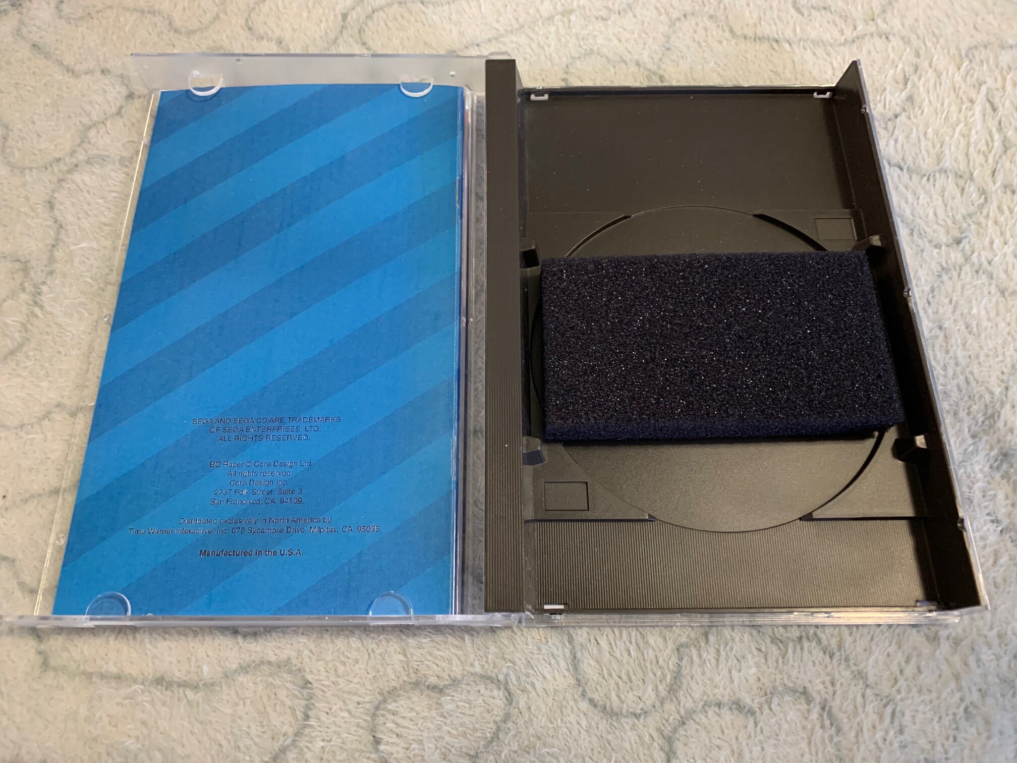 Bc Racers Cover BC Racers, Sega CD, Custom Case W/inserts & Foam READ Description! - Etsy
