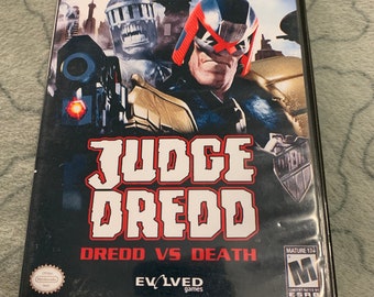 Judge Dredd, Gamecube, custom cases & artwork, ask about ANY title, always FREE shipping!! READ Description!