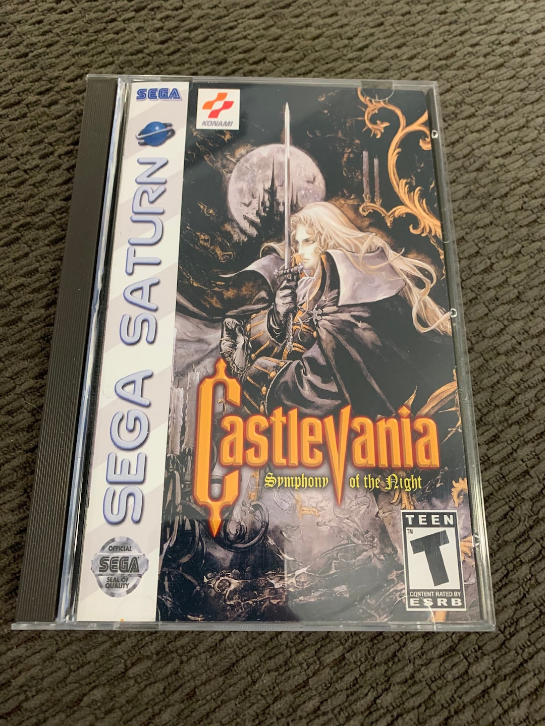 Castlevania Symphony of the Night Sega Saturn, Custom Case W