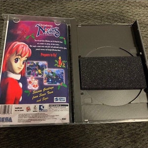 Christmas Nights into Dreams, Sega Saturn, custom case w/inserts & foam READ Description image 5