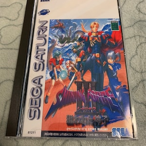Shining Force III episodio 2, Sega Saturn, estuche personalizado con insertos y espuma ¡LEE la descripción!