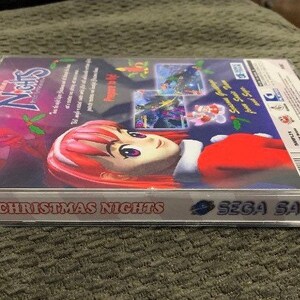 Christmas Nights into Dreams, Sega Saturn, custom case w/inserts & foam READ Description image 4