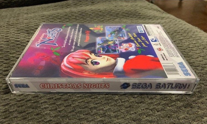 Christmas Nights into Dreams, Sega Saturn, custom case w/inserts & foam READ Description image 4