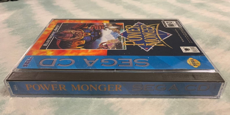 Power Monger, Sega CD, custom case w/inserts & foam READ Description image 3