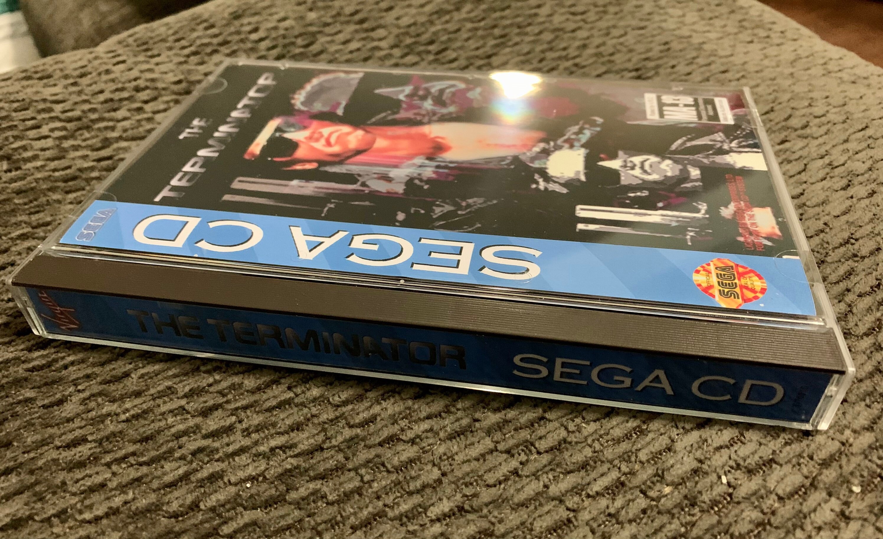 Terminator, Sega CD, Custom Case W/inserts & Foam READ