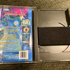 Dragon's Lair, Sega CD, custom case w/inserts & foam READ Description image 5
