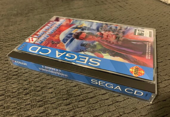 Lethal Enforcers, Sega CD, Custom Case W/inserts & Foam READ