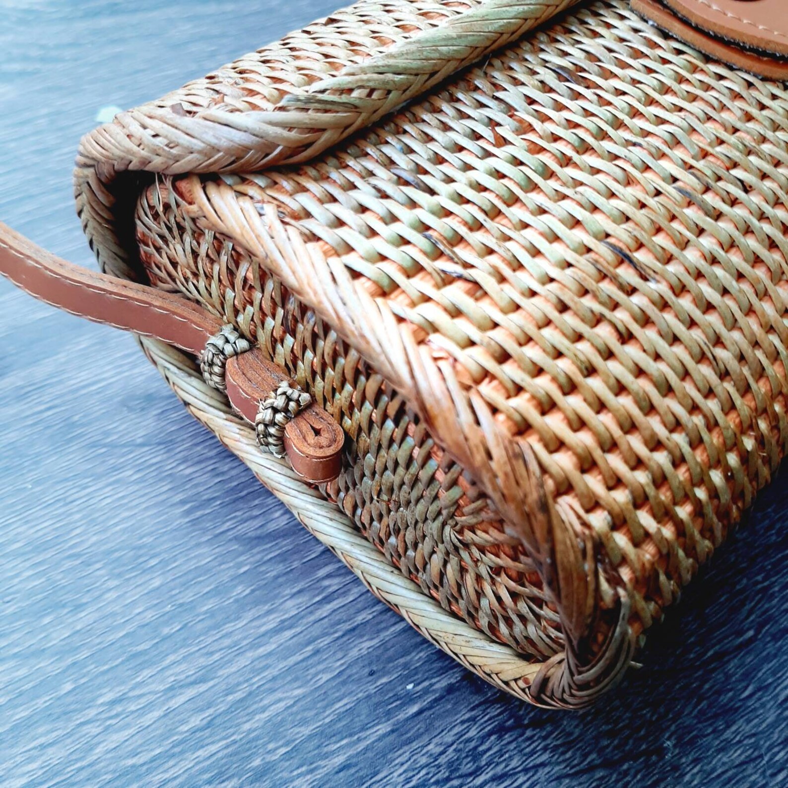 Rattan Bag Purse Wallet Model Rattan Clutch Bag Boho Bag Etsy