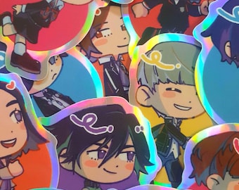 Persona 1-5 stickers