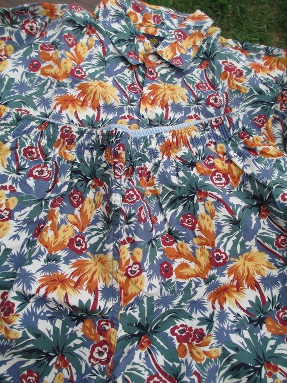 Mens Hawaiian Short Set. XL Size. Tropical Colorful Shirt and - Etsy