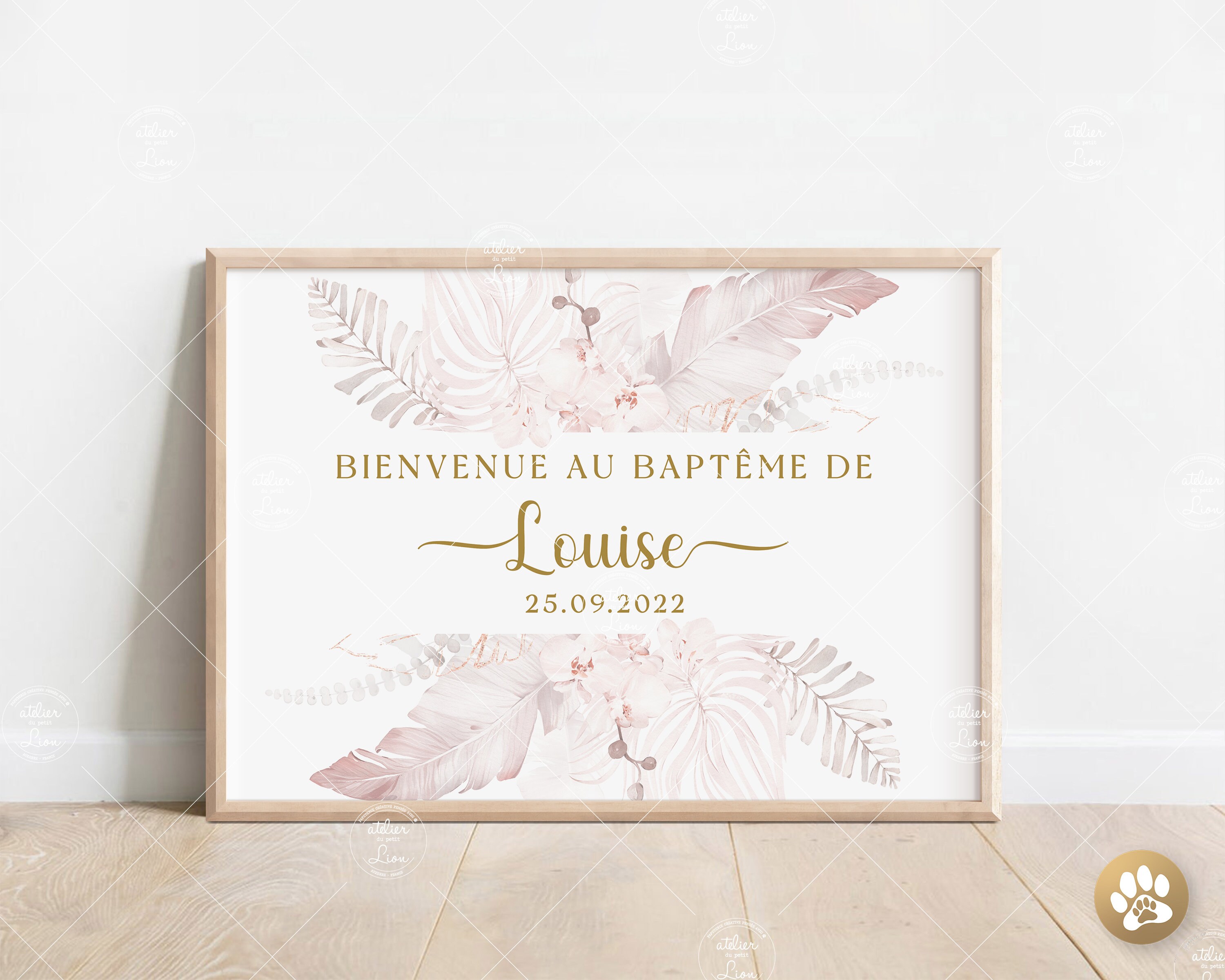 Affiche personnalisée : Baptême Anniversaire Baby Shower - Etsy France