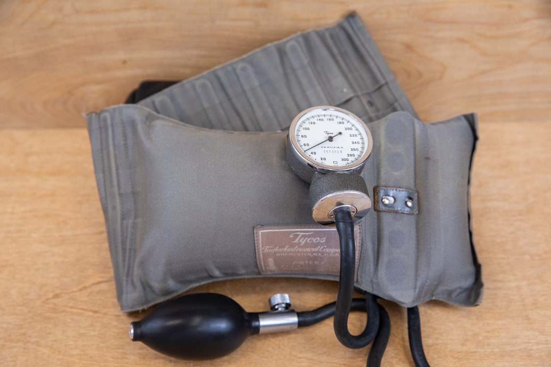 Vintage Medical Gear, Antique Medical Equipment, WWII Era Blood