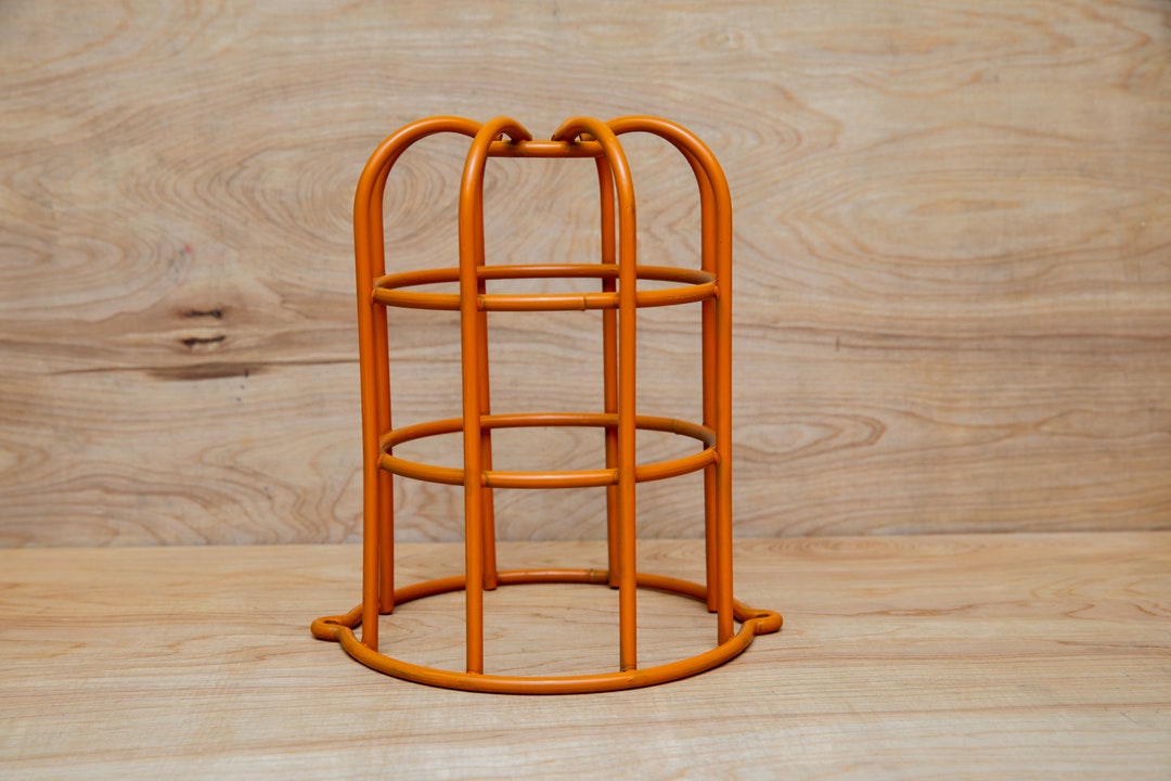Factory Salvaged Light Cage, Industrial Decor Light Cage, Industrial