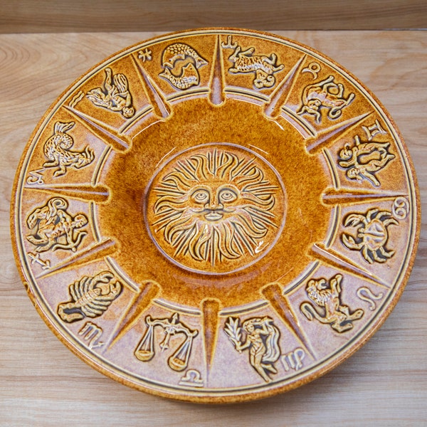 Zodiac Plate Etsy