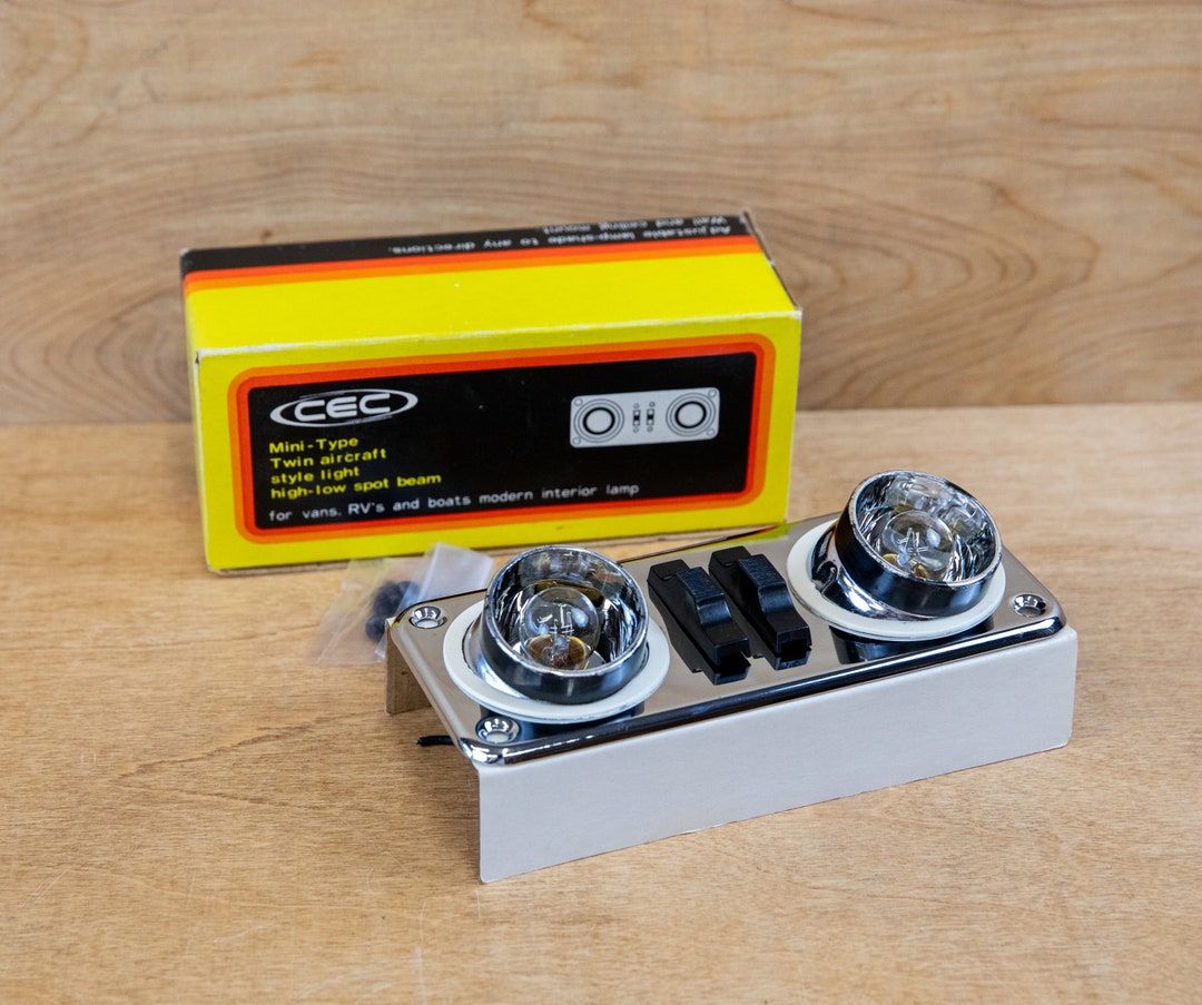 Vintage Interior Lights Auto Parts Lights RV Truck Reading Etsy