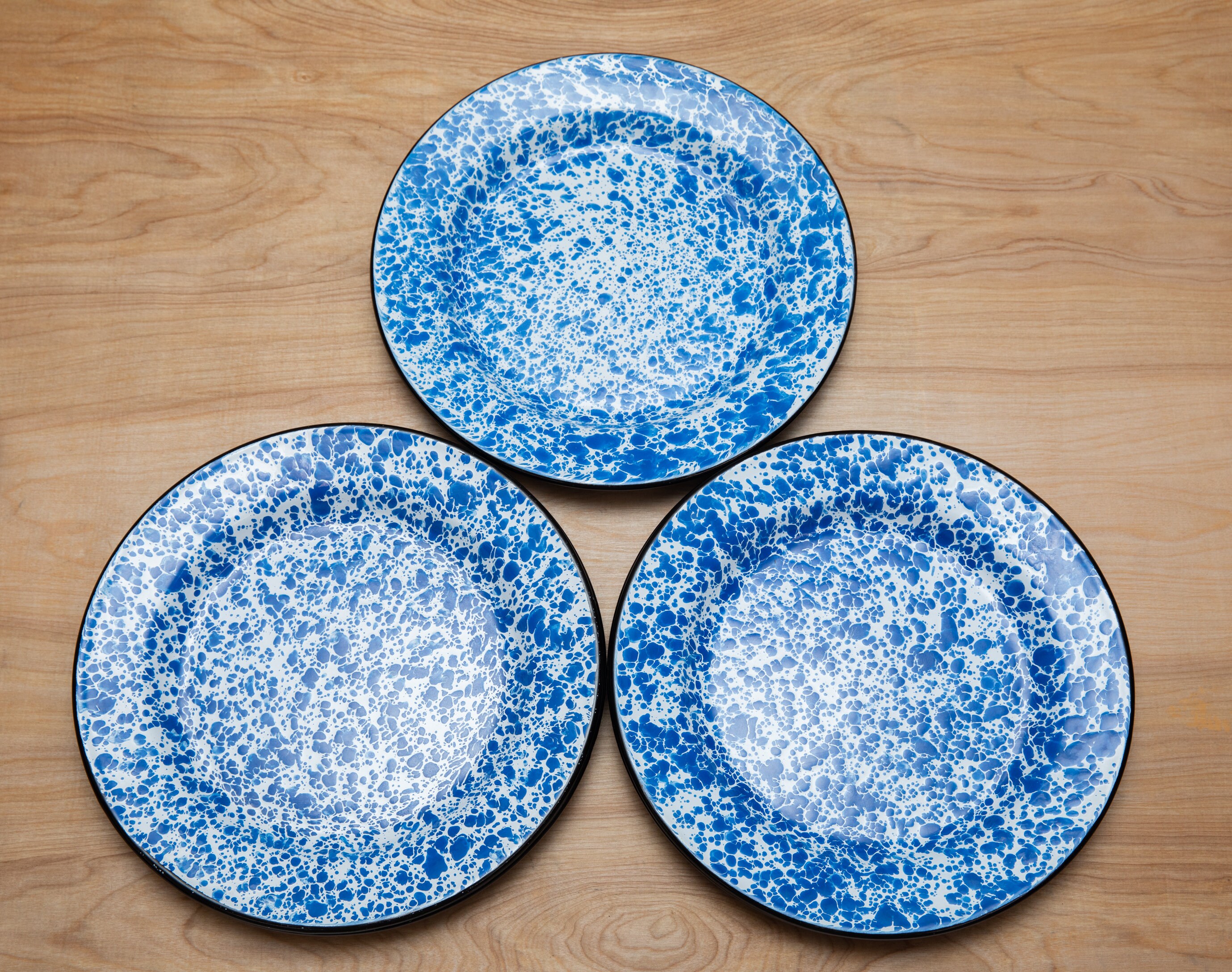 Vintage Enamelware Plates Vintage Graniteware Plates Vintage Etsy