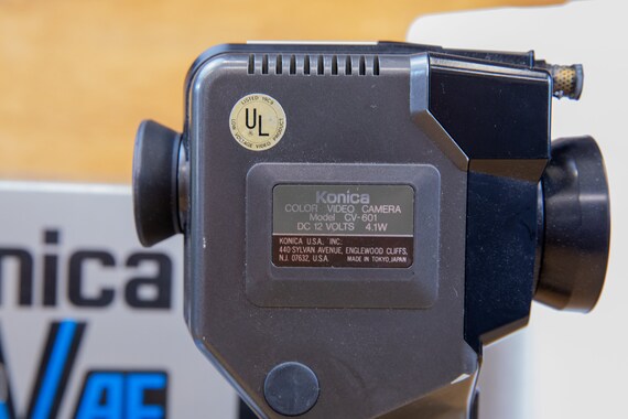 Vintage Electronic Camera, Compact Video Camera, 1980s Wired Vintage Electronic Camera, Compact Video Camera, 1980s Wired