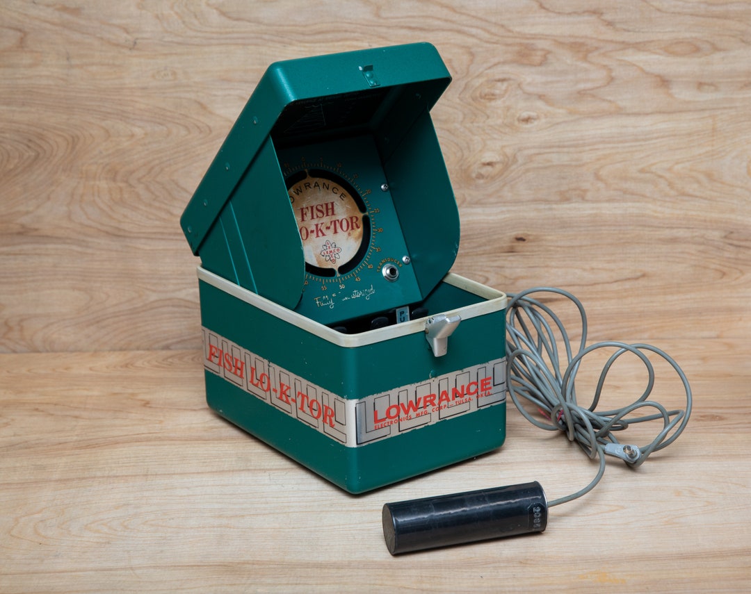 Vintage Fishing Gear Lowrance Fish Finder Loktor Fish Etsy