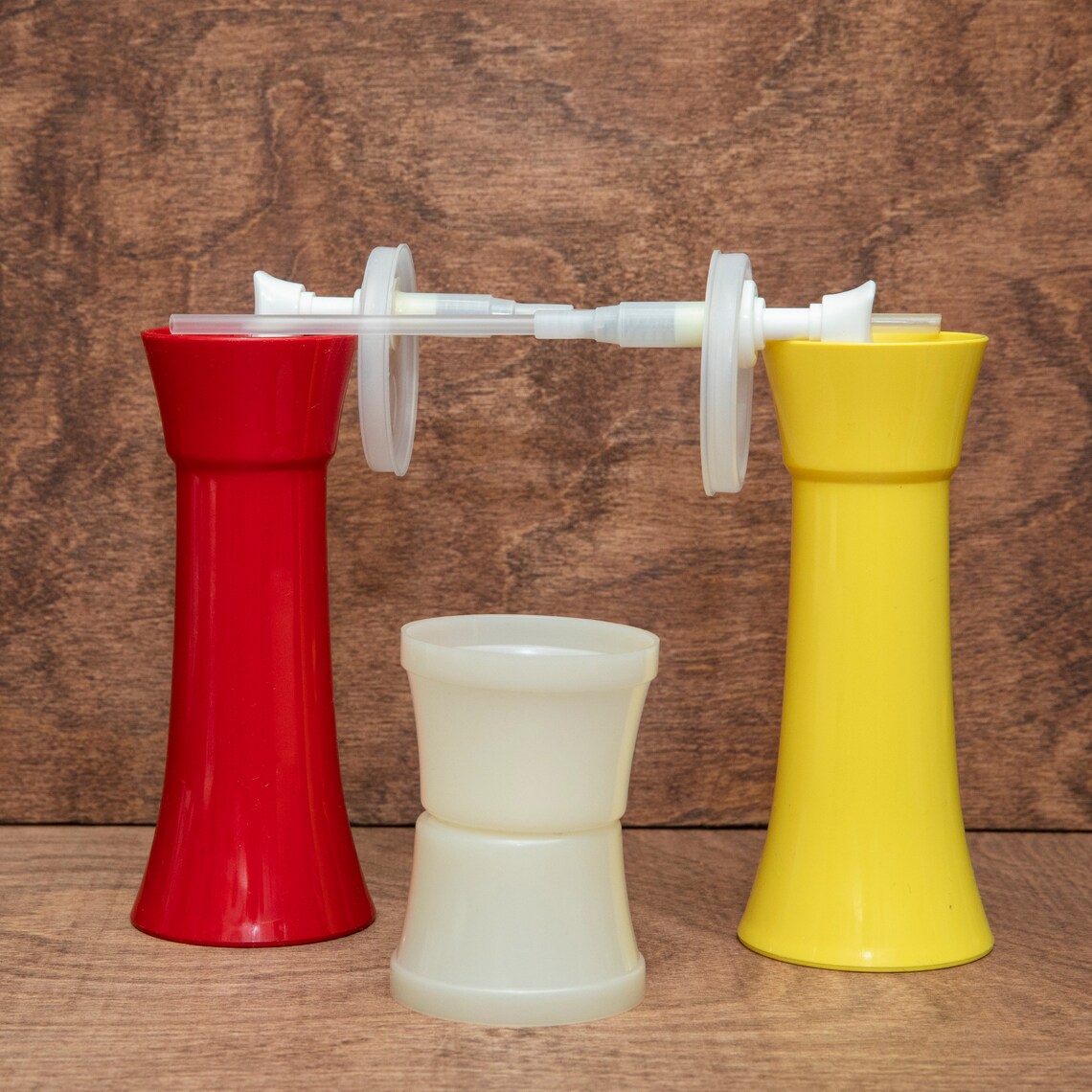 Vintage Tupperware Condiment Set Hourglass Shaped Ketchup & Etsy