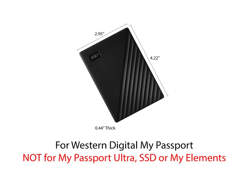 WD My Passport External Hard Drive Rack Holder Case Caddy Etsy