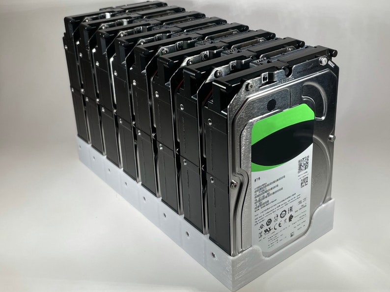 8 Bay Hard Drive Rack Holder Cage Case Caddy for Chia Farming Etsy