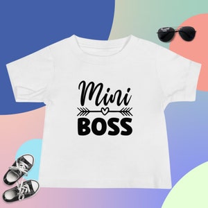 Camiseta de manga curta Mini Boss Baby Jersey