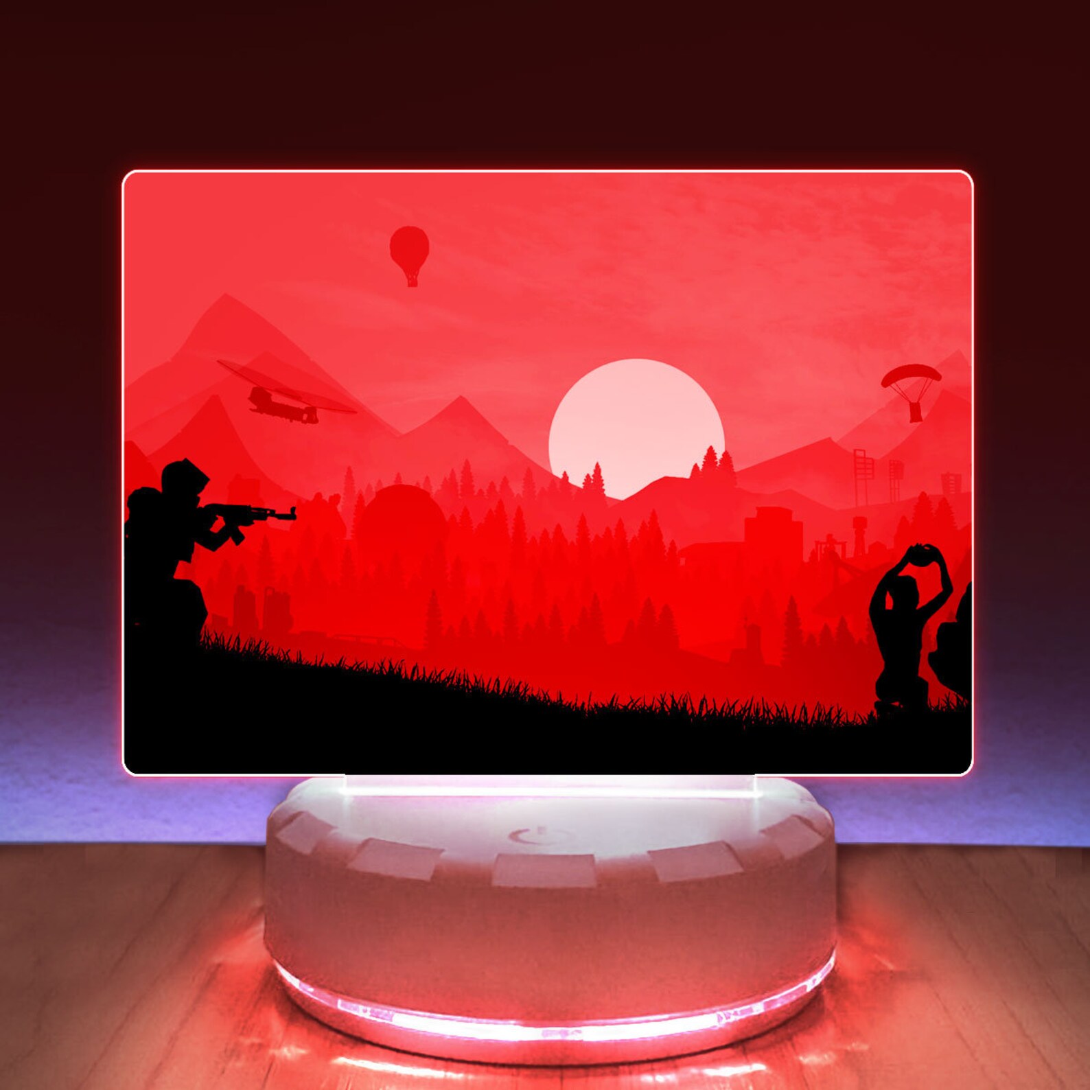 Video Game Rust LED Desk Lamp Room Decor LED Light Decor Etsy